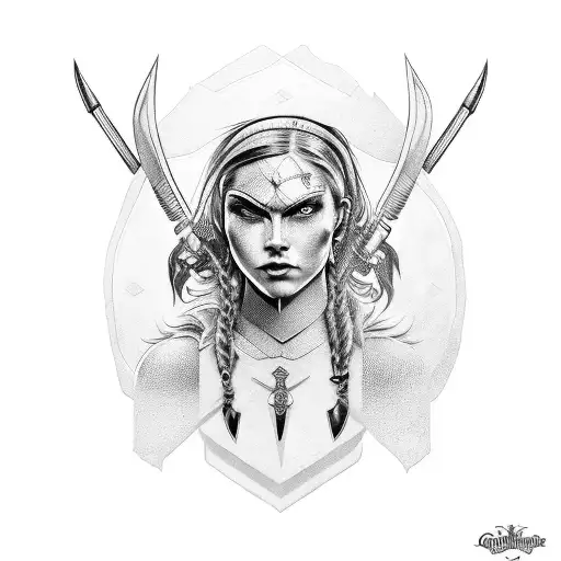 Germanic Female Warrior