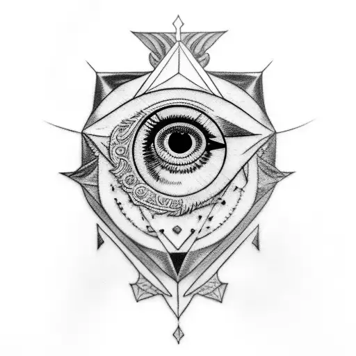 Gore Crow Holding Odin Eye On His Beak