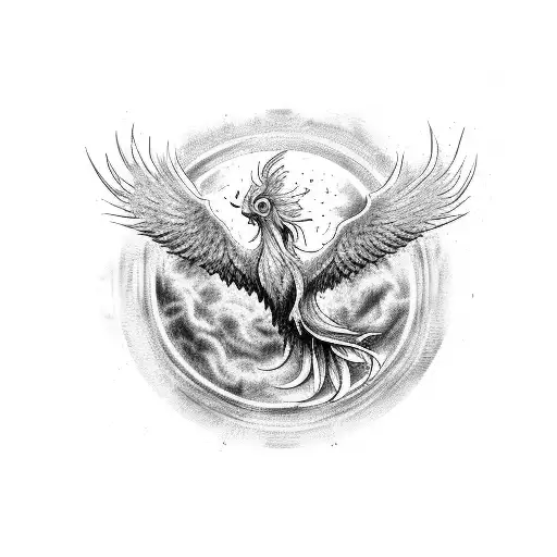 A Beautiful Phoenix Rising From A Pile Of Poop