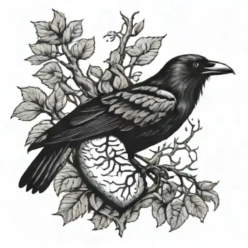 Crow Tree Anatomical Heart