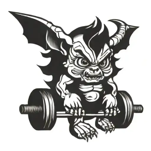 Baby Devil Lifting Barbell Weights