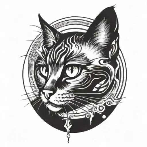 Vinyl Record Cat Eye Looking