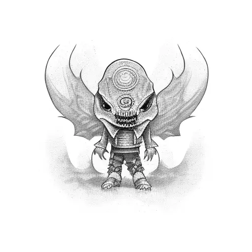 Kid Dressed Up As Little Monstwr