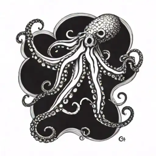 Beach And 904 And Octopus