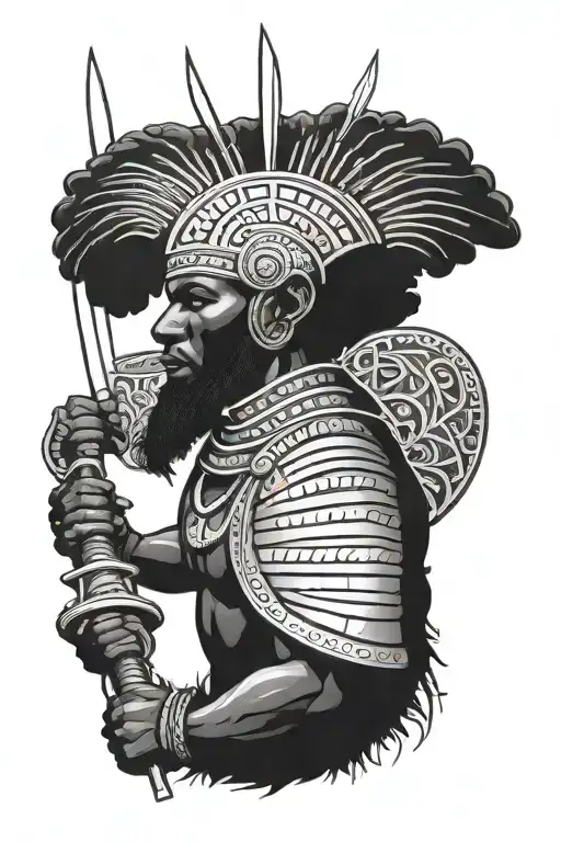 African Warrior Protector