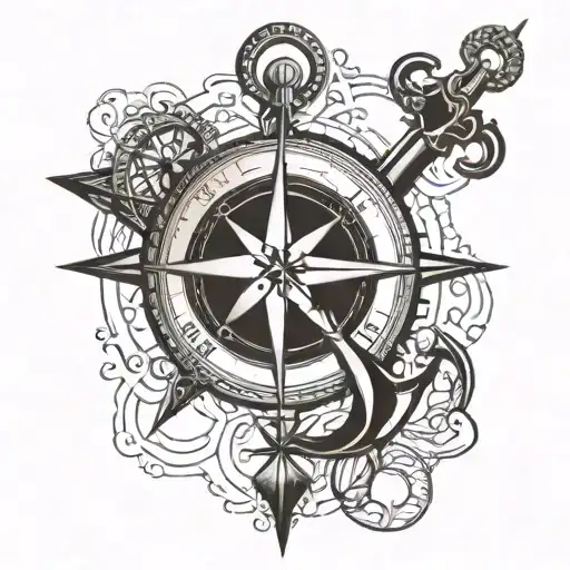 Compass And An Anchor