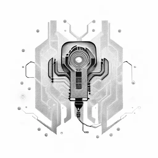 A Cyberpunk-inspired Guitar With Circuitry Embedded In The Body