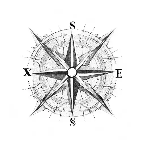 Cross With Compass