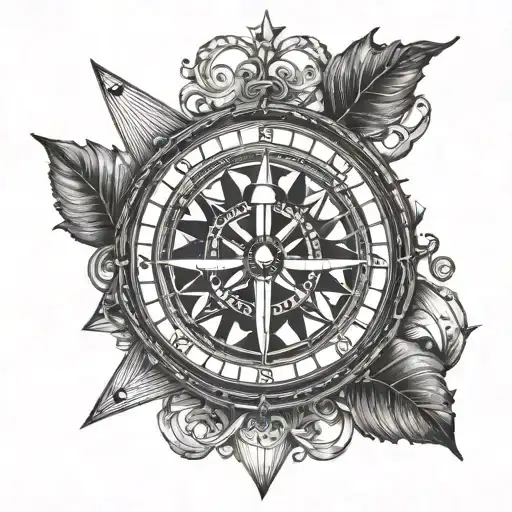 Compass And Sailing Carpe Diem