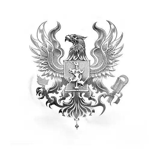Double Headed Russian Eagle With Dollar Bills In His Claws