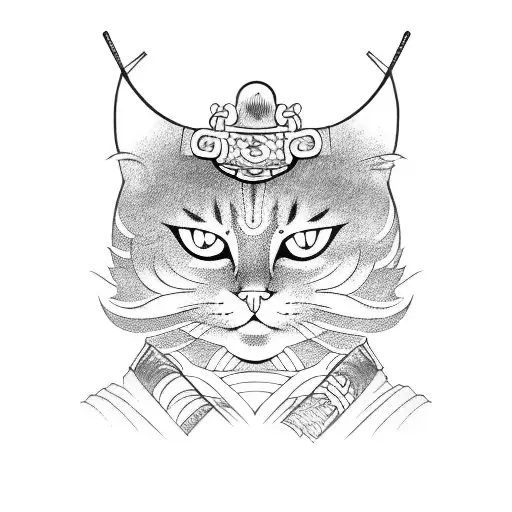 Samurai Cat