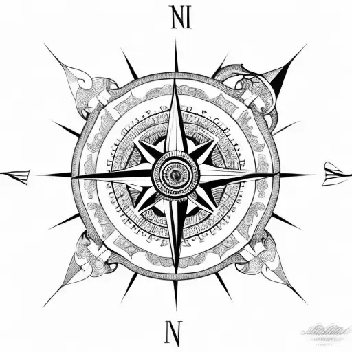 Half Rose Half Compass