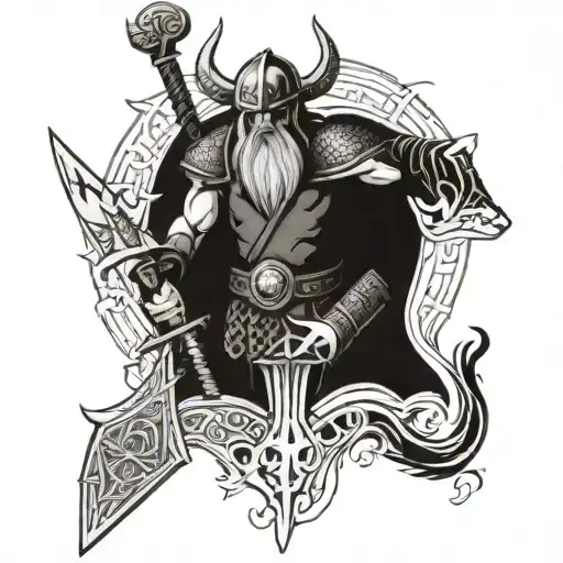 Angel Viking Warrior