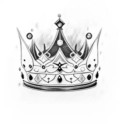 A Queen Crown Write The Name Banu On It