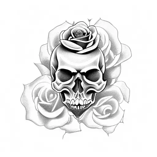 Skull And Roses