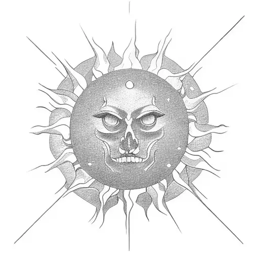 Sun Reflecting Light Off Hilltop Window Panes