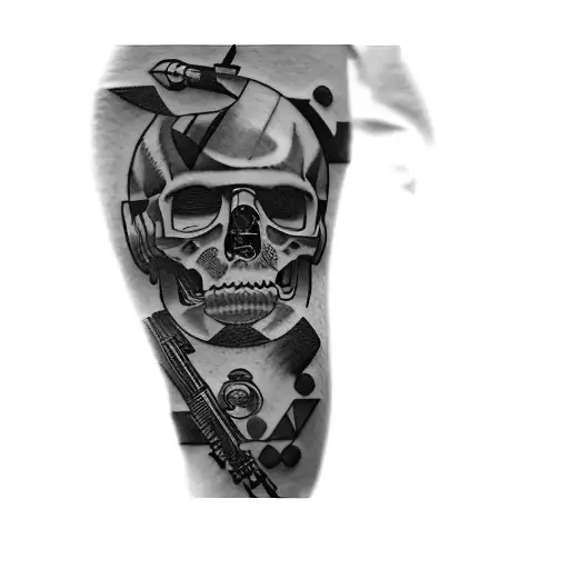 Make His Gun Point The Head