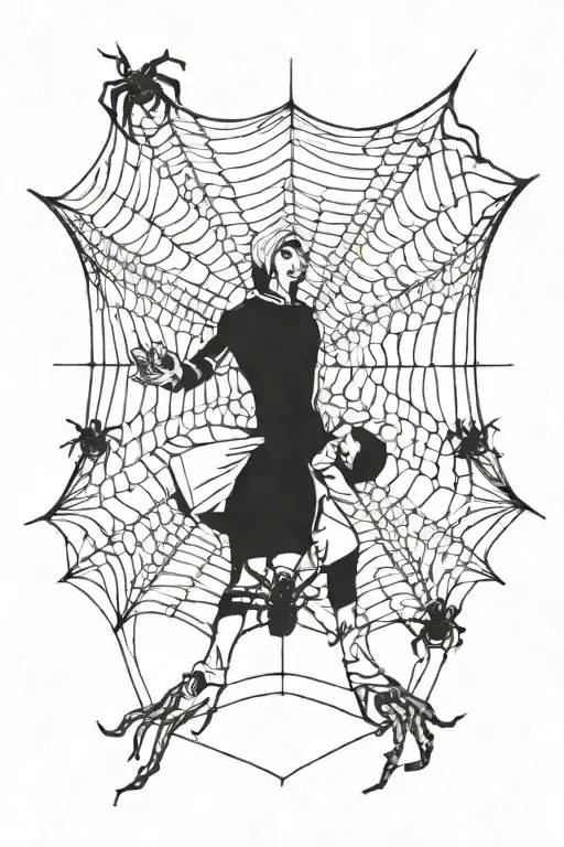 Velazquez With Spider Web