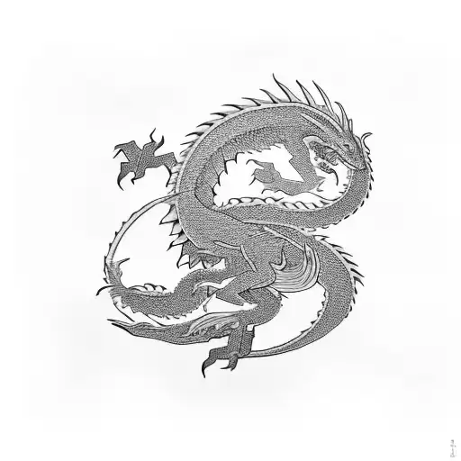 Jiraiya And Dragon Combination