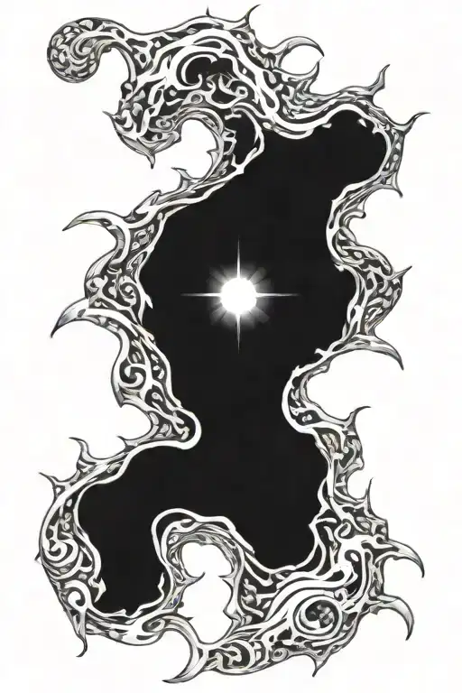 Black Hole Eating Star