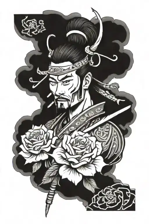 Samurai And Rose