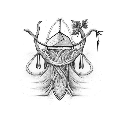 A Muscular Tree With Roots Resembling A Fisherman's Net