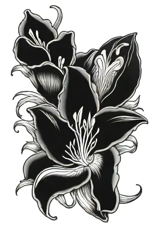 Blackout Lillies Wrapping