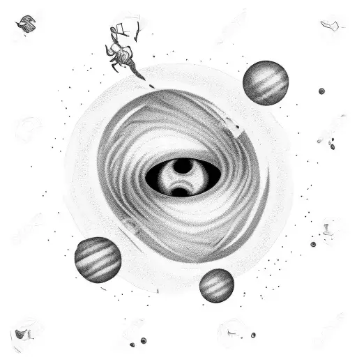 Black Hole Sucking Film Roll