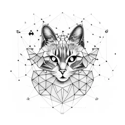 Galaxy With A Constellation Of Cats