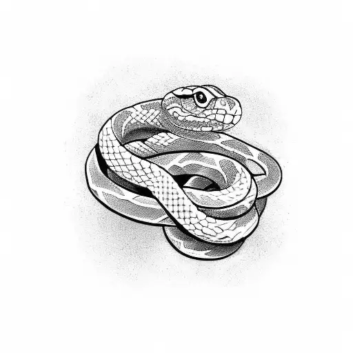 Snake Wrapped Around Arm