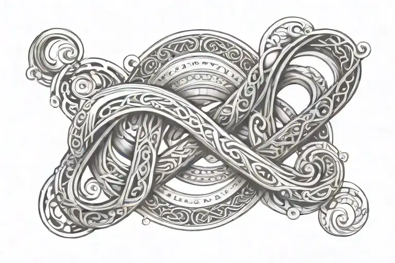 Infinity Symbol Names Written