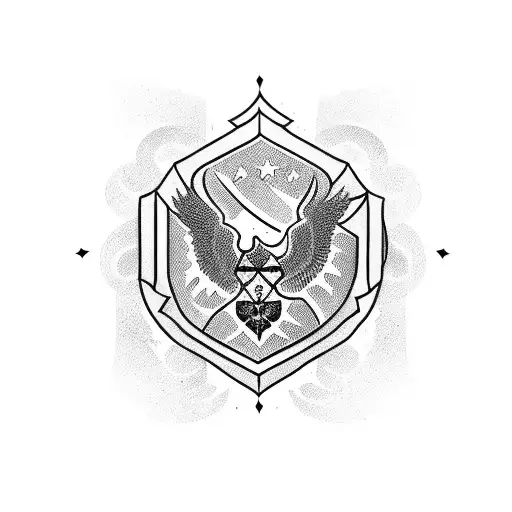 Tatto For Country Serbia Like Symbol