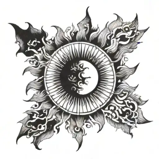 Sun Turns Into Ashes