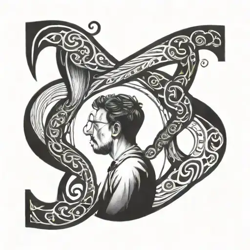 Dad And Daughter With Infinity Symbol