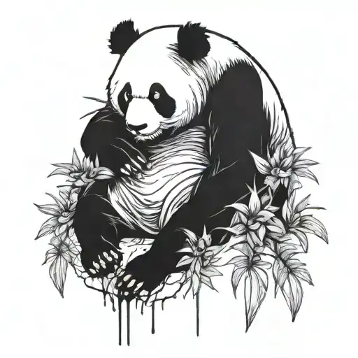 An Anxious Panda Who Is Not Interested In Anything