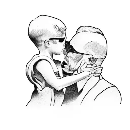 Kid Saving Father From Darkness