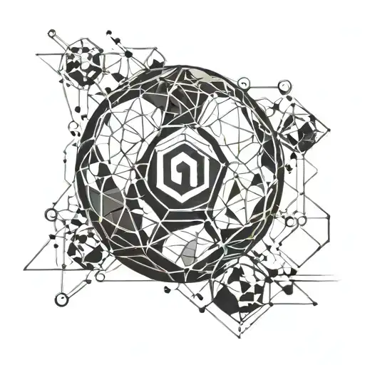A Geometric Soccer Ball Design Incorporating Chemical Symbols And Mathematical Equations