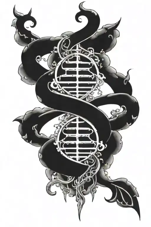 Dna Serotonin Dopamine Devil