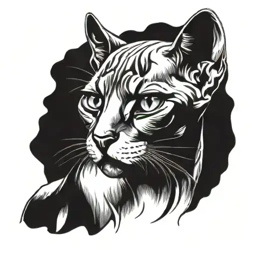 Open Mouth Cat Sphinx Cat