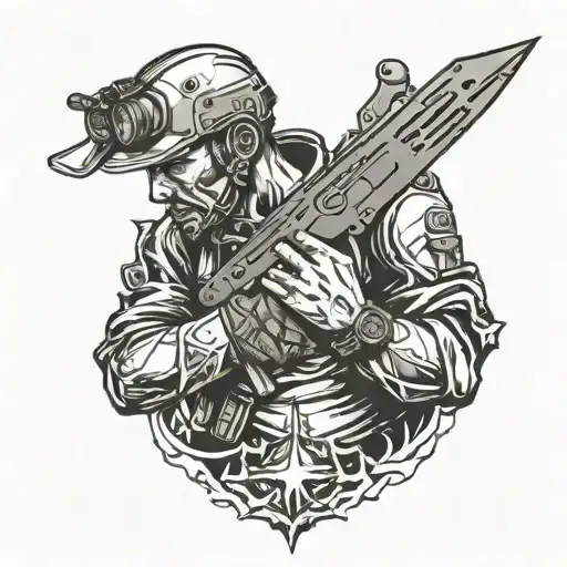 Call Of Duty Guy With Knife