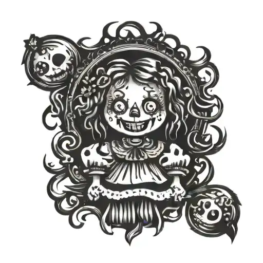 Emo Happy Scary Raggedy Ann