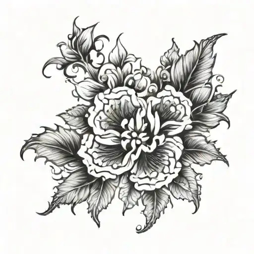 3910 In Gothic Floral