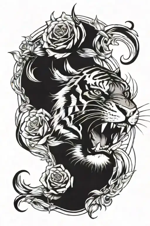 Tiger Roar Roses