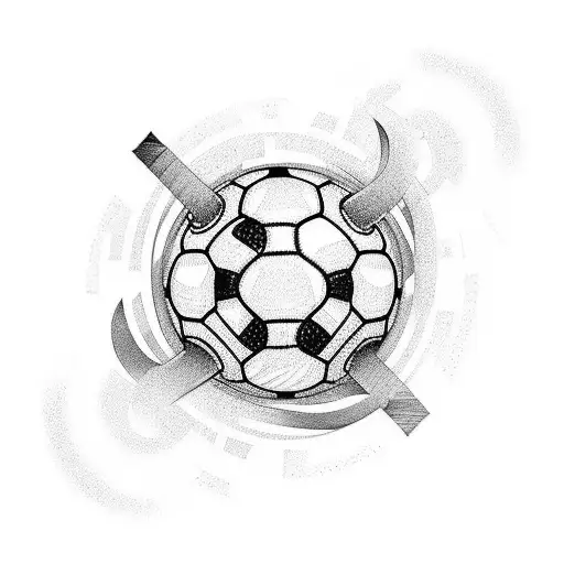 Combine Soccer And Trap Music Elements Into A Unique Tattoo Design