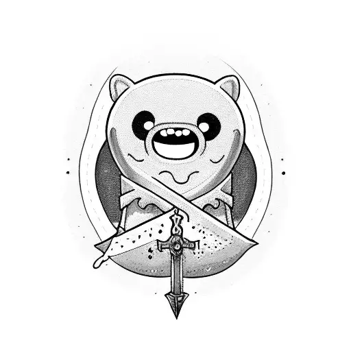 Adventure Time Character With Sword