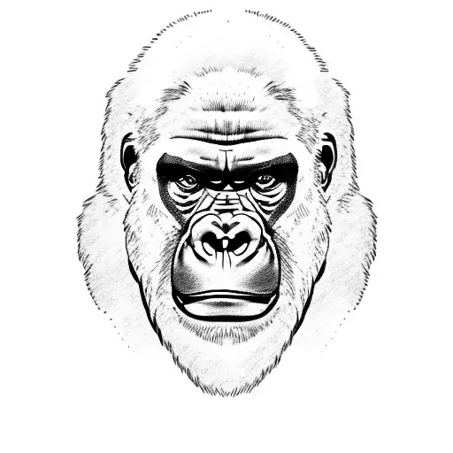 A Gorilla Playing A Guitar