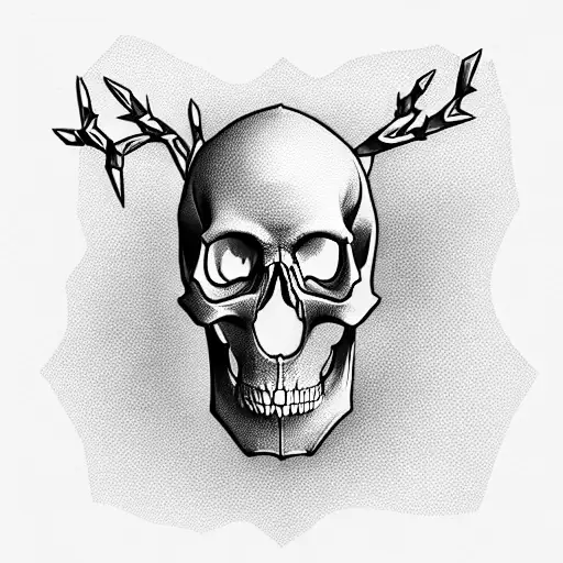 Low Polygon Skull