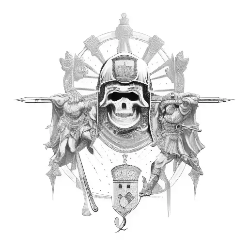 Gothic Italian And Roman Soldiers