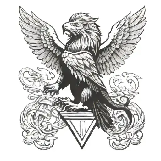 Lion And Eagle