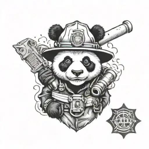 Panda Firefighter
